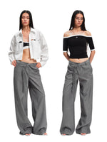 Rhinestone Wide Pants
