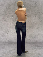 Skins Low-rise Micro Flare Denim Pants