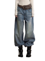 Vintage Wash Straight Jeans