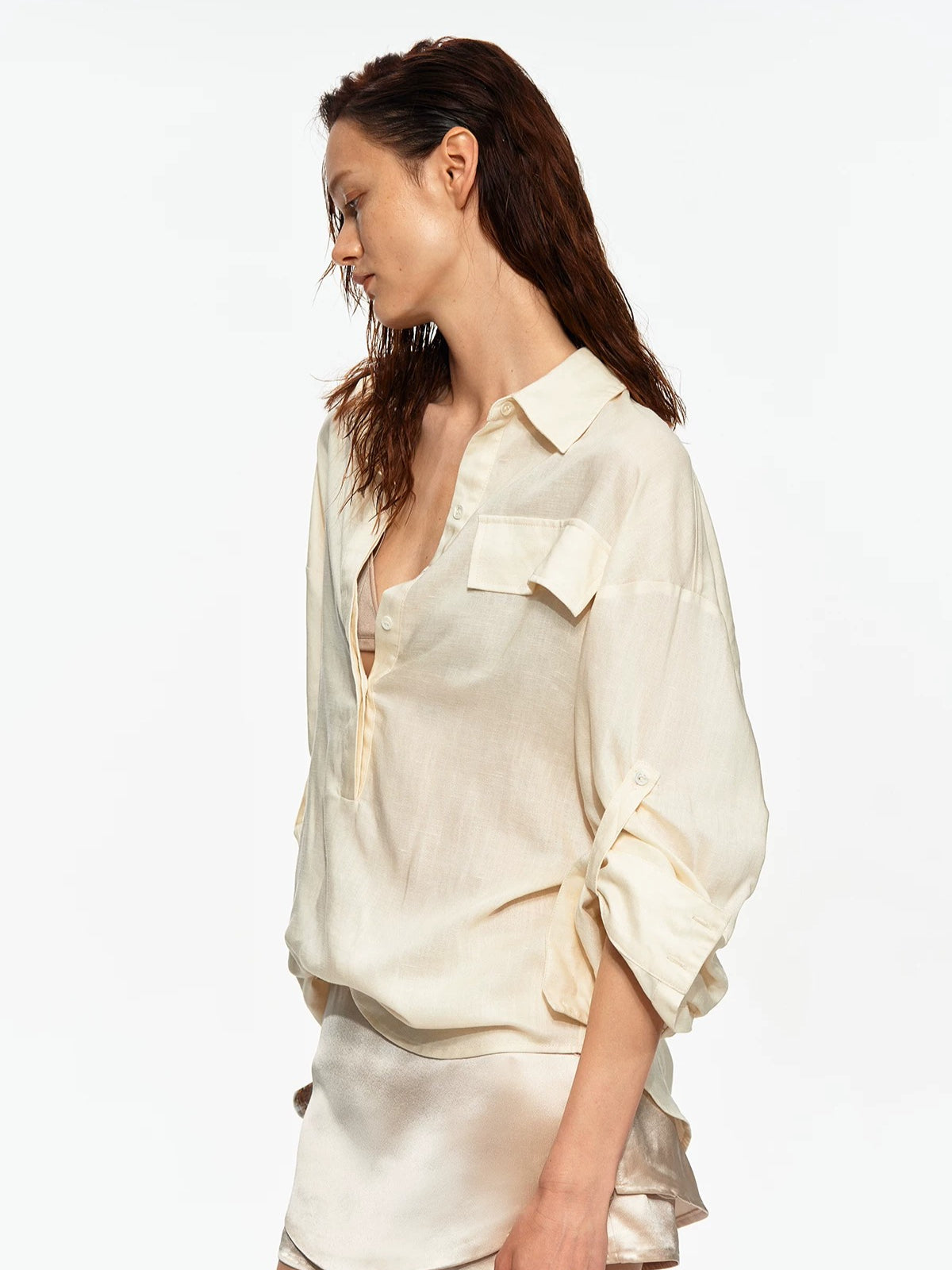 Silk Skort Shorts