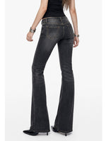Y2K Low Rise Gradient Flare Jeans