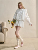Embroidered Shirt Dress