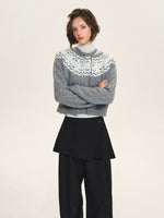 Fair Isle Cardigan & Sweater Set