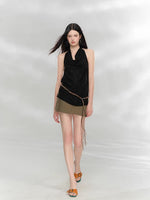 Draped Halter Top