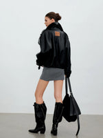 Shawl-Lapel Double-Breasted Jacket