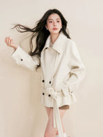 Belted Drop-Shoulder Coat