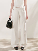 Soft Denim Straight Jeans