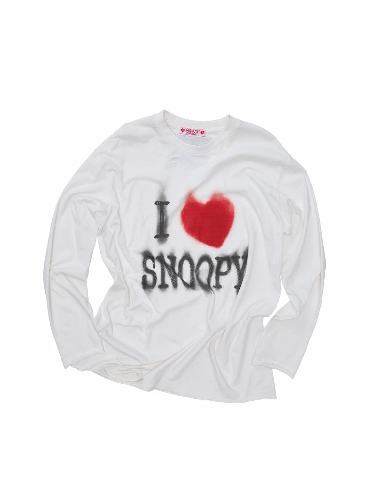 Vintage Printed Long Sleeve Tee