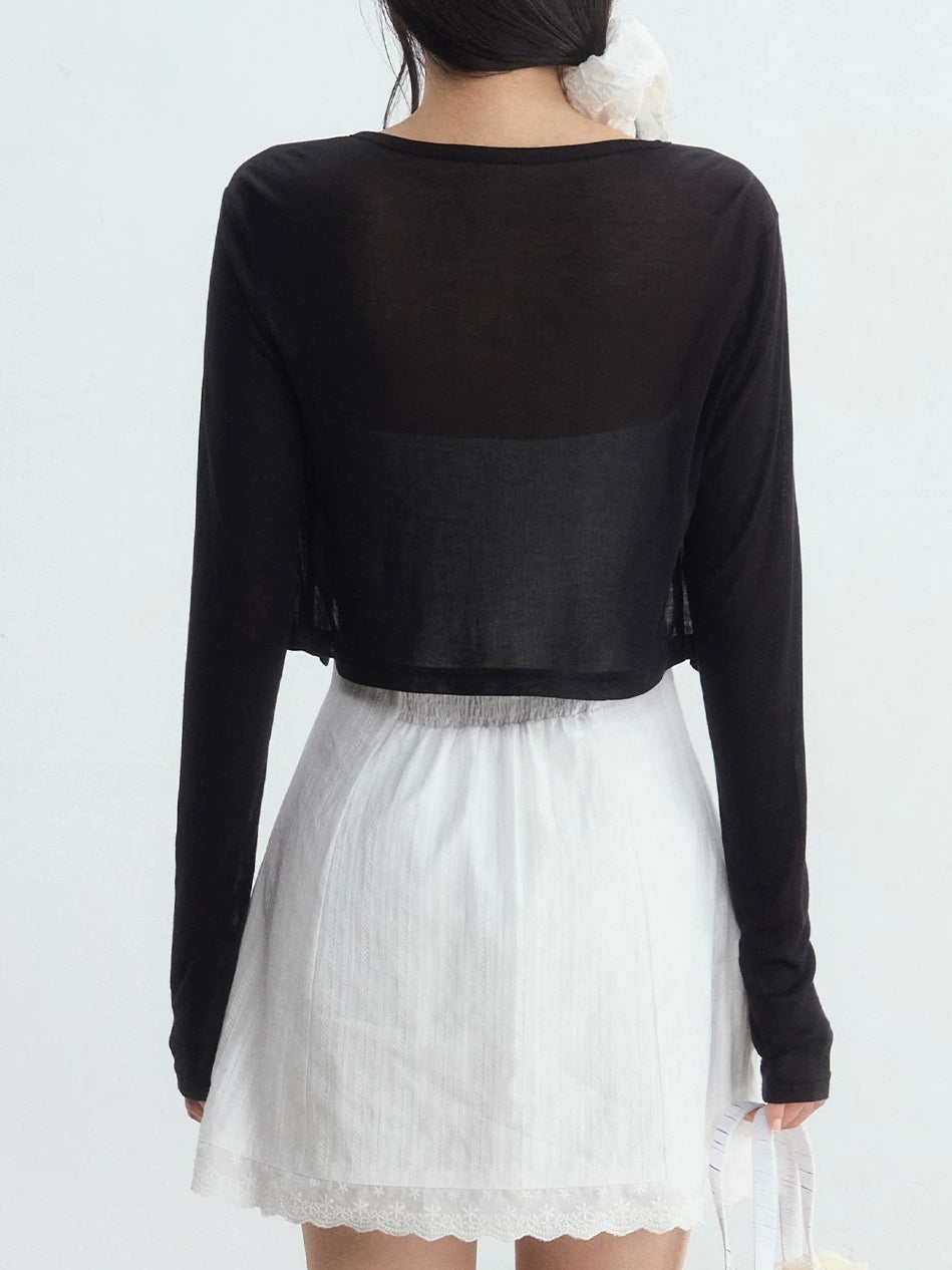 Bow Tube Dress &amp; Cardigan Set