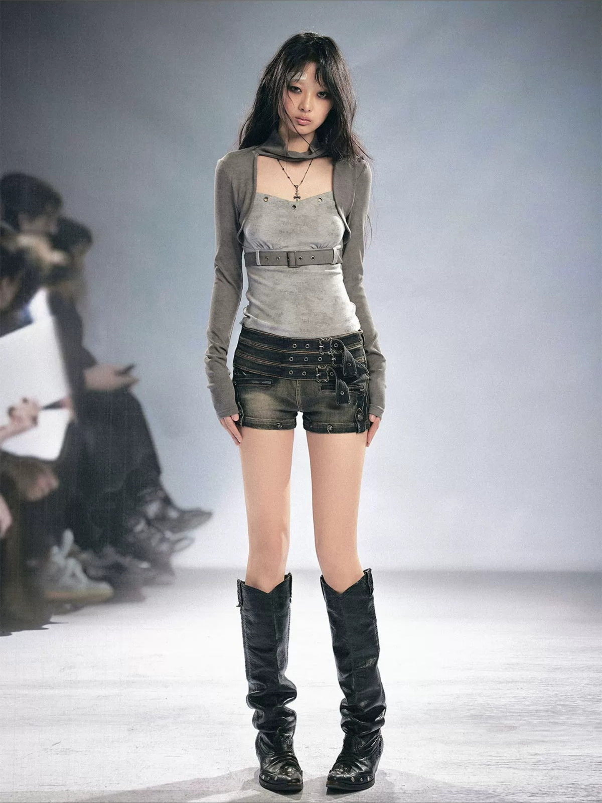 Layered Knit Top