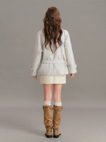 Double Faced Wool Lapel Coat