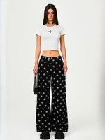 All-Over Print Tie-Dye Sports Paratrooper Pants