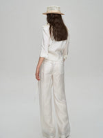 Lyocell Linen Shirt Pants Set