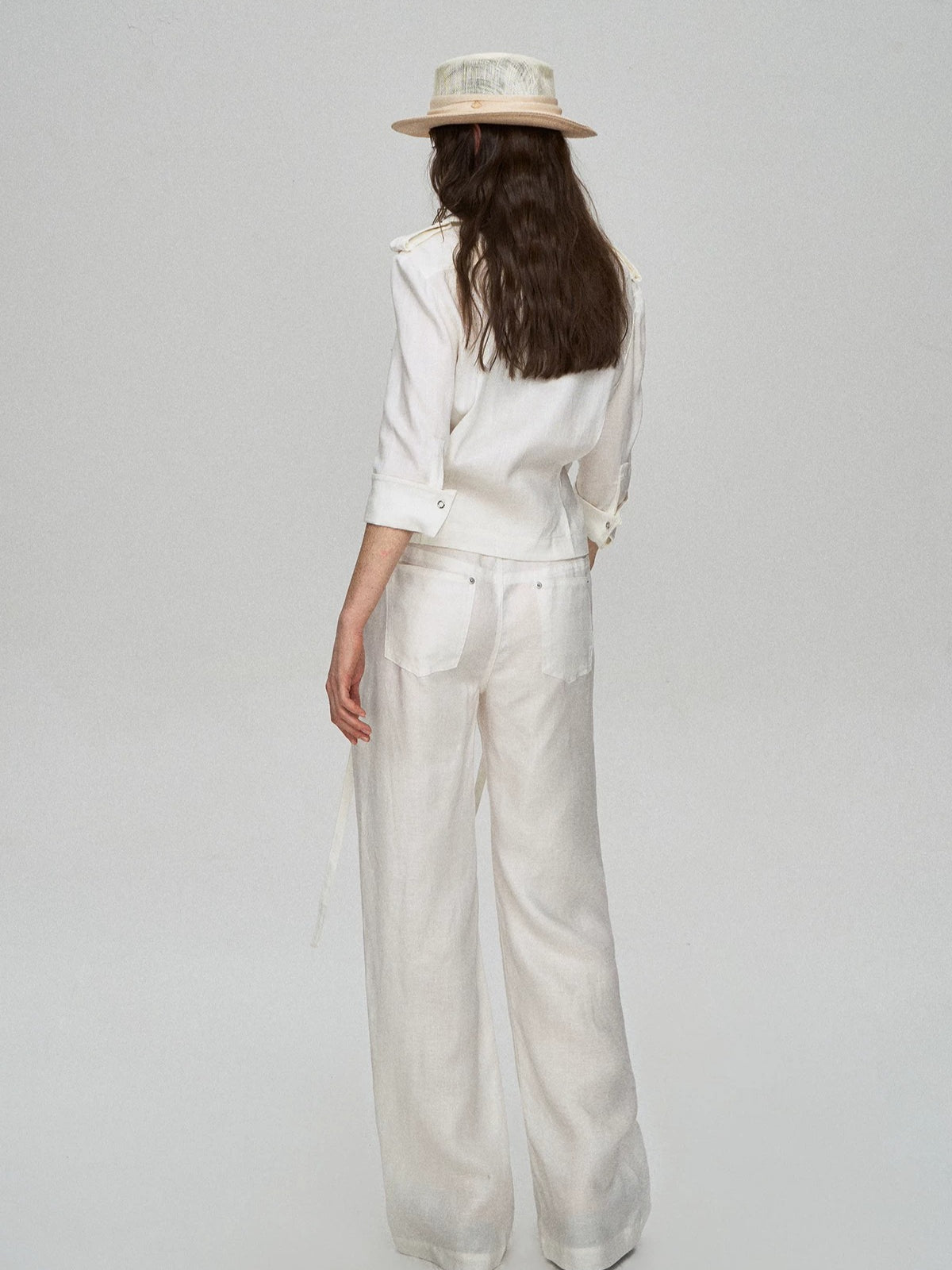 Lyocell Linen Shirt Pants Set