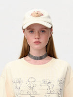 Mini Bear Head Sun Protection Baseball Cap