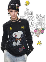 Distressed Snoopy Tee