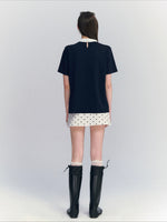 Polka Dot Bow Top