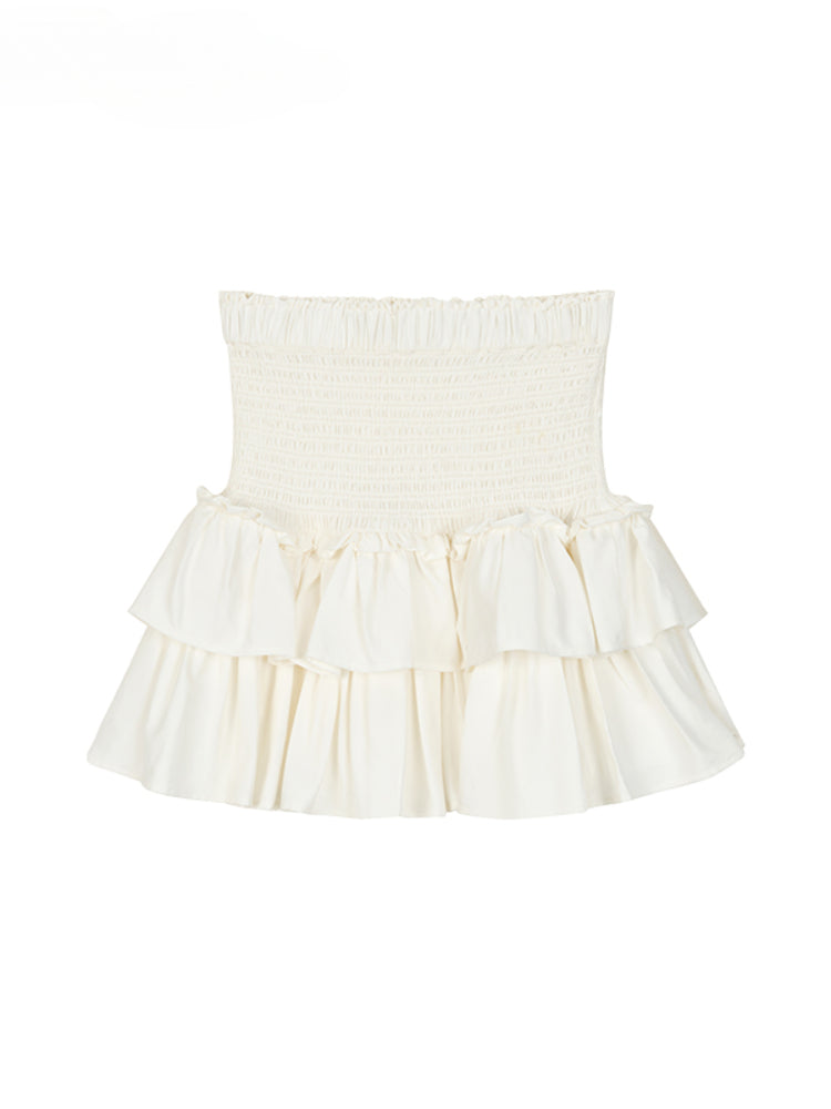Wrinkled Convertible Cake Skirt