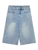 Star Stud Cropped Jeans