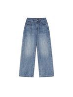 Vintage Rhinestone Straight Jeans