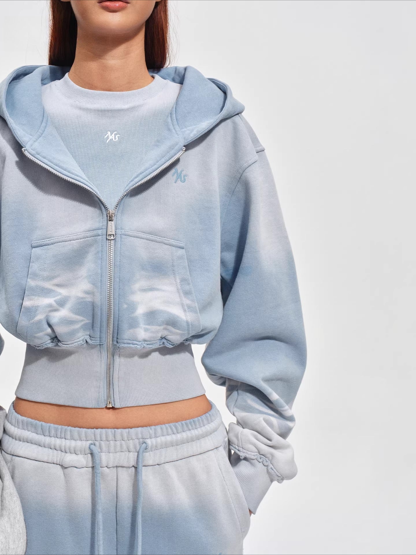 Equestrian Cropped Hoodie