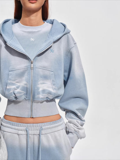 Equestrian Cropped Hoodie