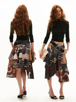 Soft Tie Neck Fitted Sleeve Top