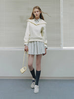 Striped Loose Shirt & Skirt Set