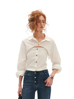 Striped Layered Tie Waist Shirt