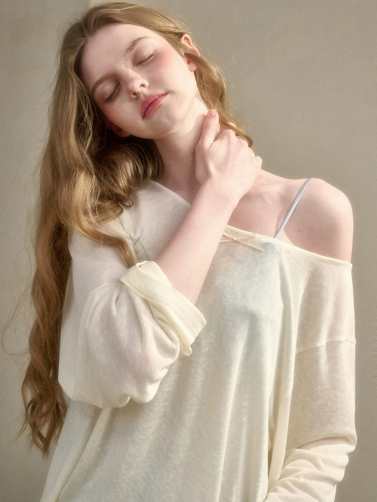 Lyocell Overlay Top