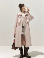 Pleated Trench Coat