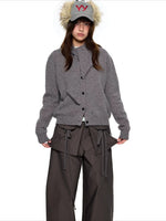 Polar Fleece Knit Cardigan