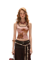 Animal Print Double Strap Camisole