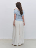 Layered Lace Cowl Top