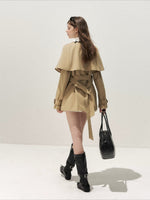 Detachable Cape Trench Coat