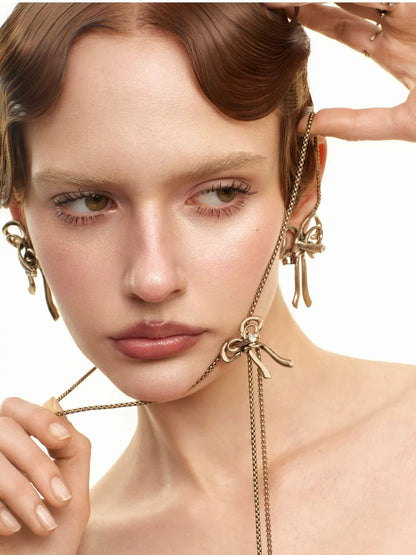Vintage Bowknot Earrings
