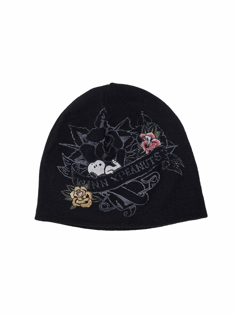 Printed Knit Beanie