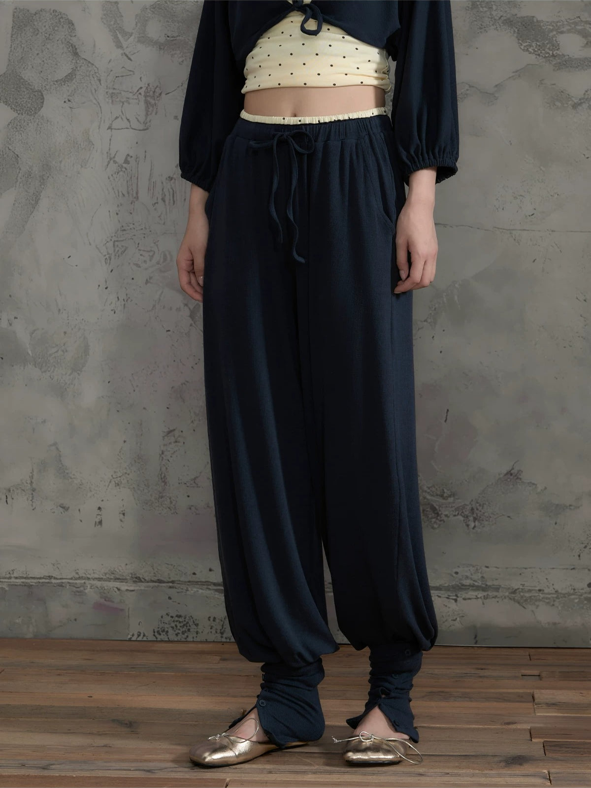 Polka Dot Waist Joggers
