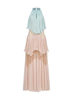 Laguna Lace Halter Maxi Dress