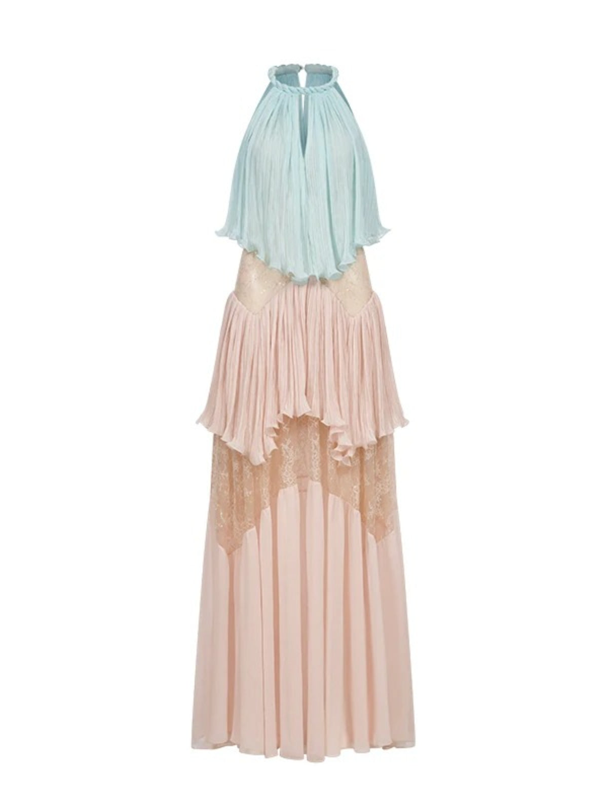 Laguna Lace Halter Maxi Dress