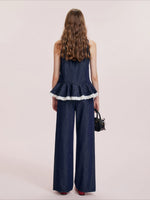 Lace Denim Set