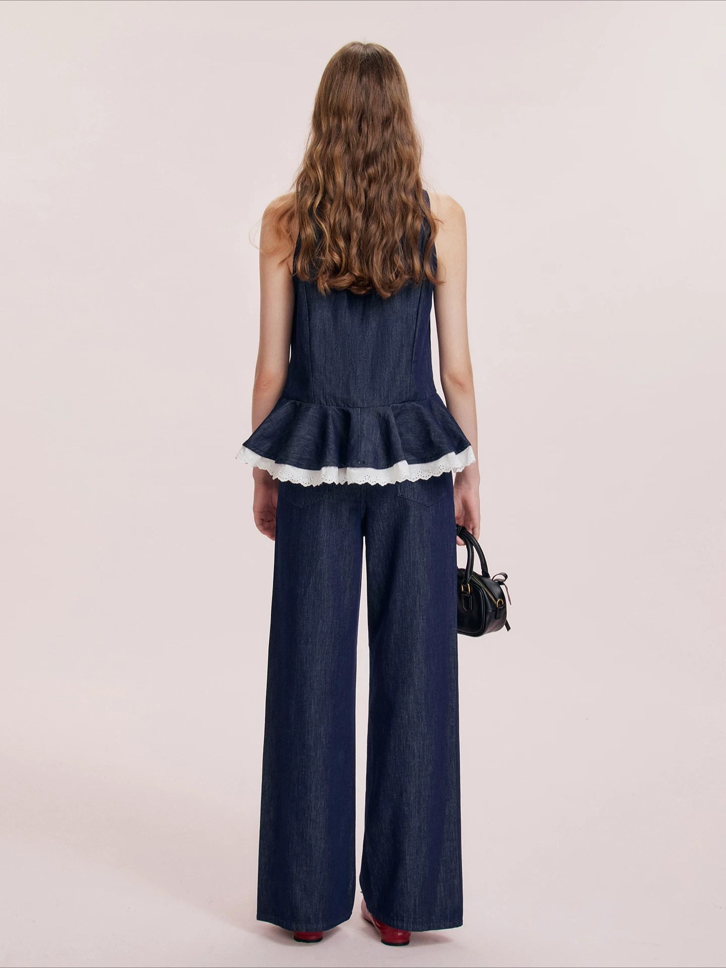 Lace Denim Set