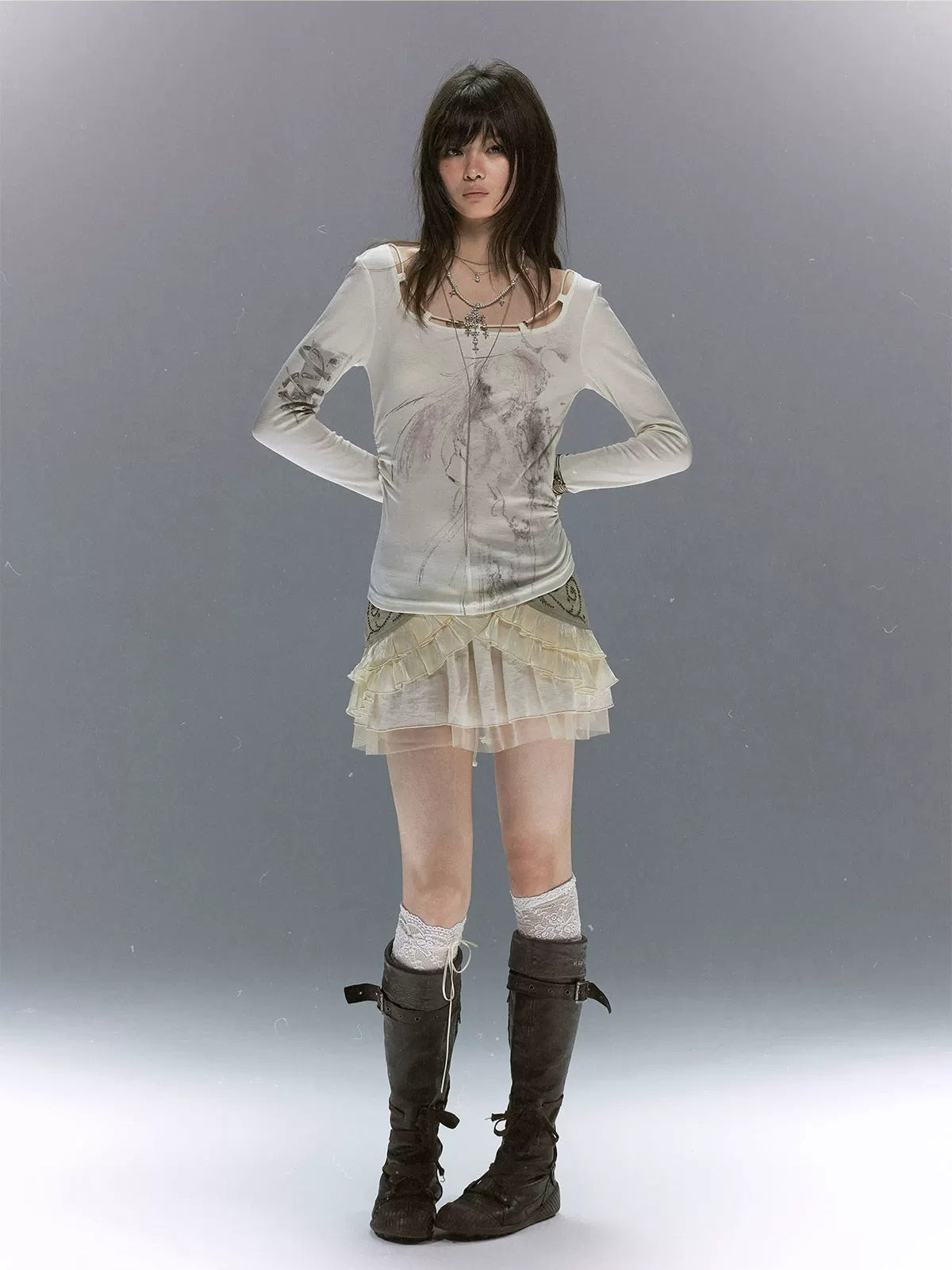 Vintage Angel Lace Tencel Top
