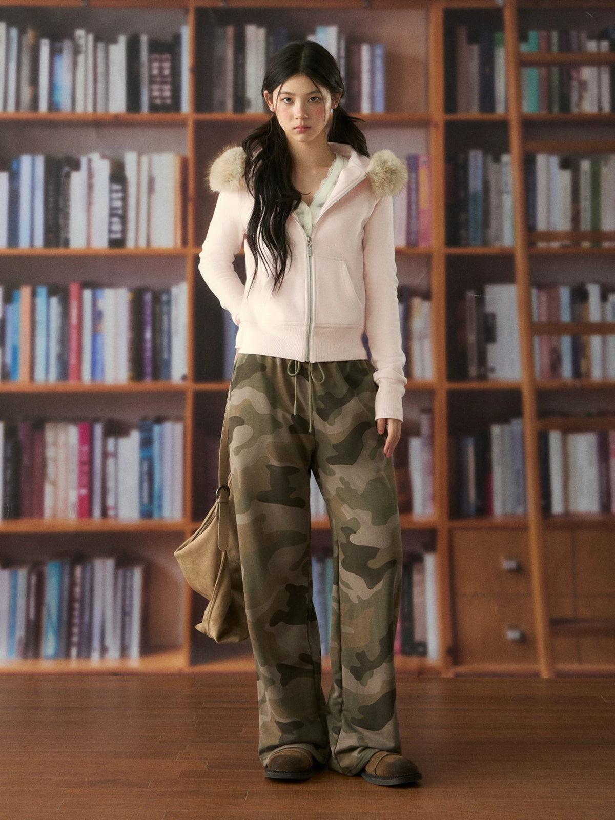 Vintage Camo Wide Leg Pants