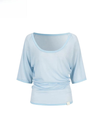 Lyocell U-Neck Top