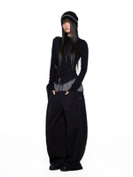 Lightweight Ruched Long Sleeve Top