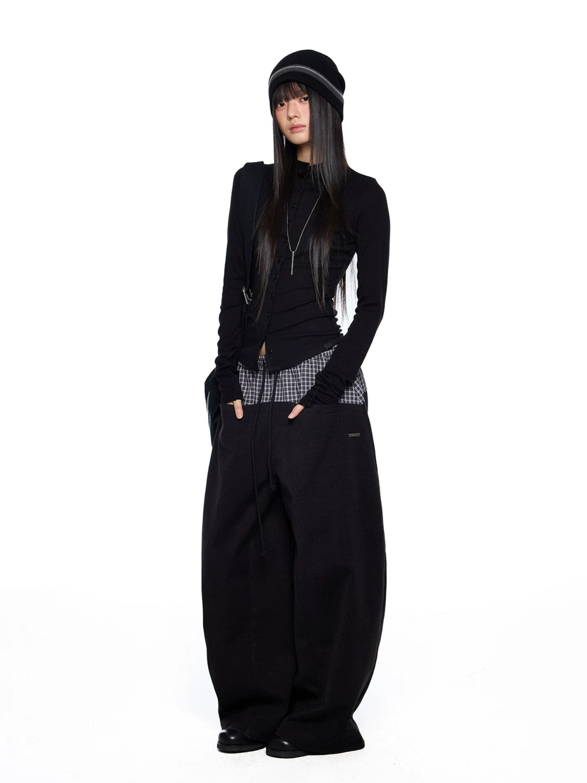 Lightweight Ruched Long Sleeve Top