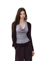 Ruffle Cardigan Set