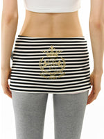 DeD-moji Foldover Flared Knit Yoga Pants