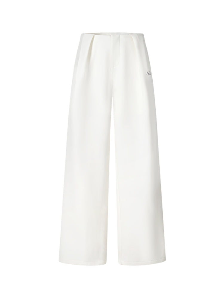 3D Pleated Suit Pants